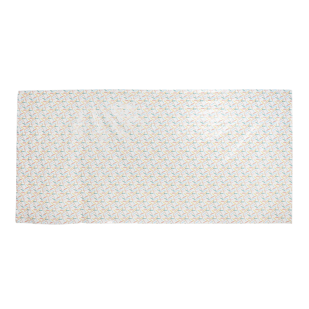 Packed Party Multicolor Birthday Candles 54" X 108" Reusable Table Cover
