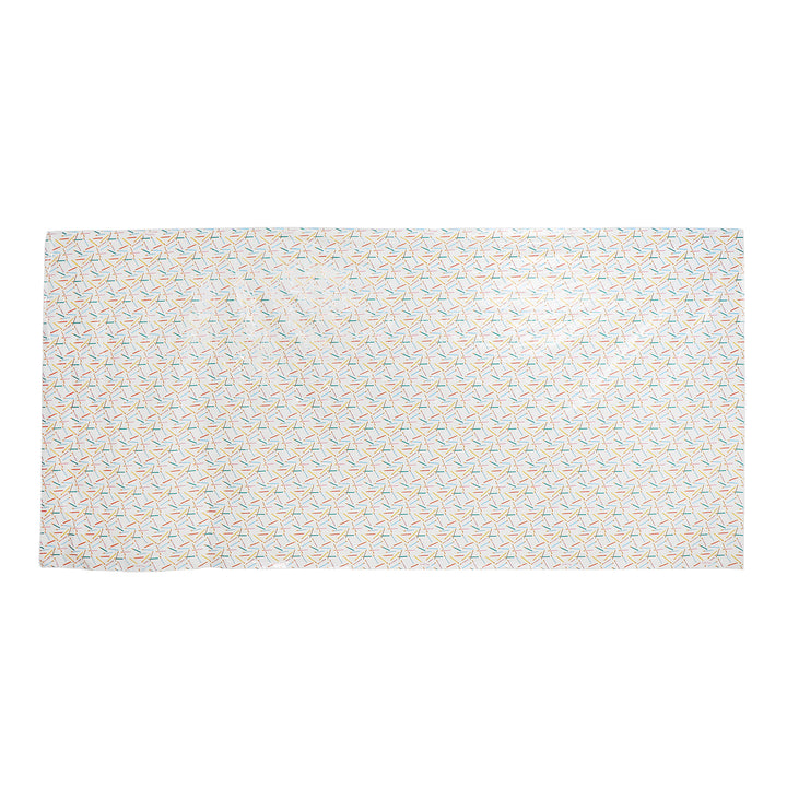 Packed Party Multicolor Birthday Candles 54" X 108" Reusable Table Cover