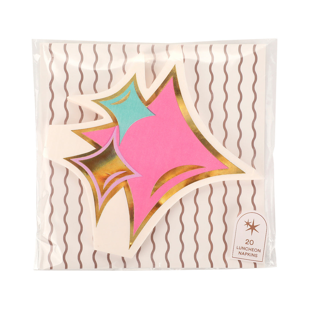 Just Sparkle Diecut Dessert Napkins (20 ct)