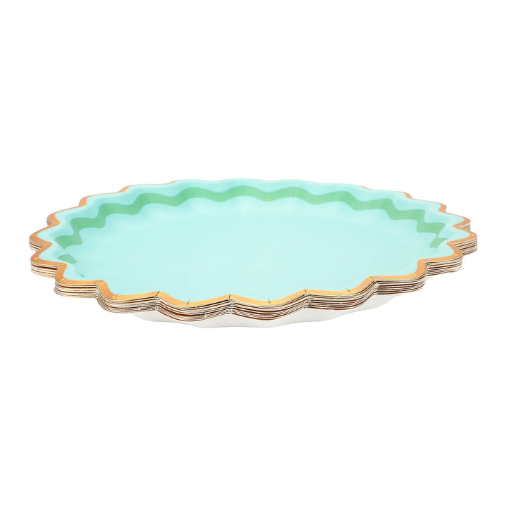 Rainbow Ric Rac Assorted Dinner Plates (10 ct)