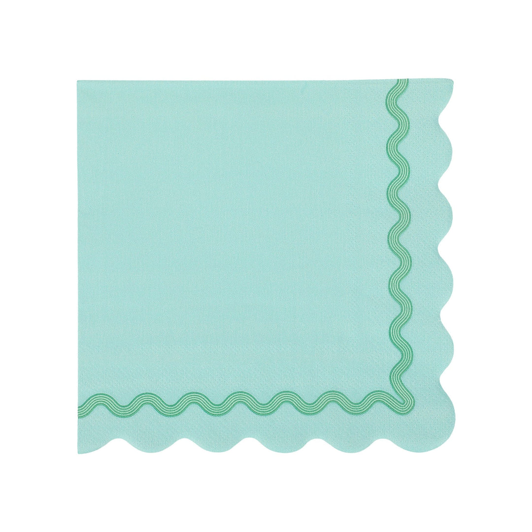 Rainbow Ric Rac Assorted Lunch Napkins (20 ct, 5 colors)