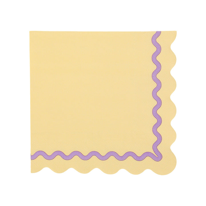 Rainbow Ric Rac Assorted Lunch Napkins (20 ct)