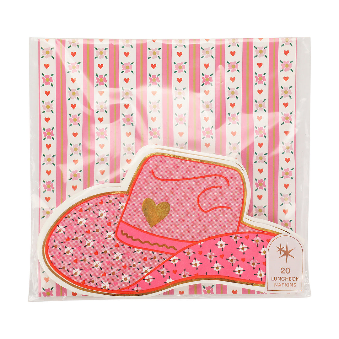 Hey Cowgirl Diecut Napkins (20 ct)