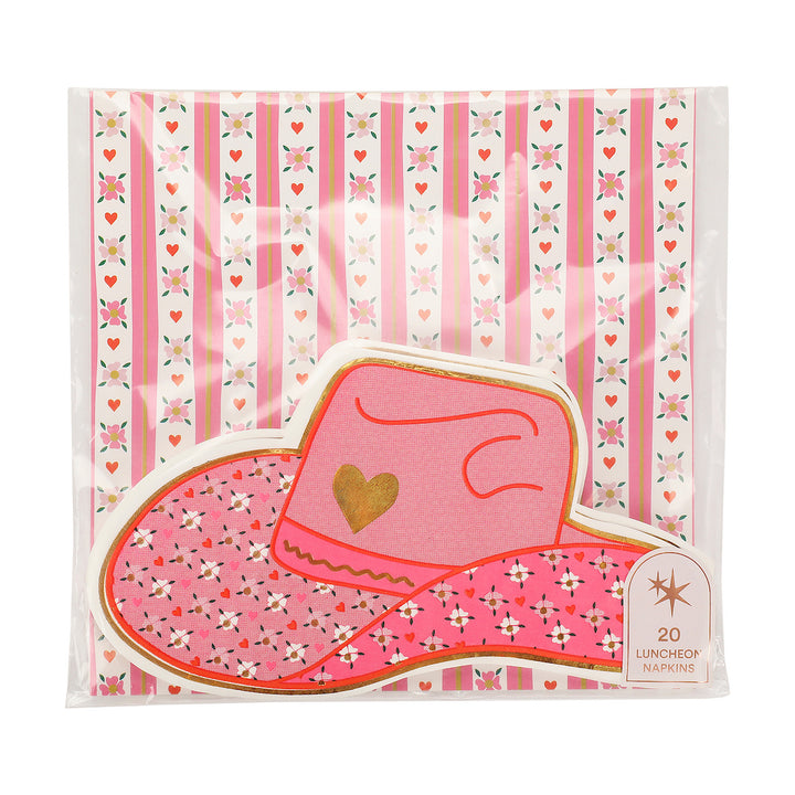 Hey Cowgirl Diecut Napkins (20 ct)