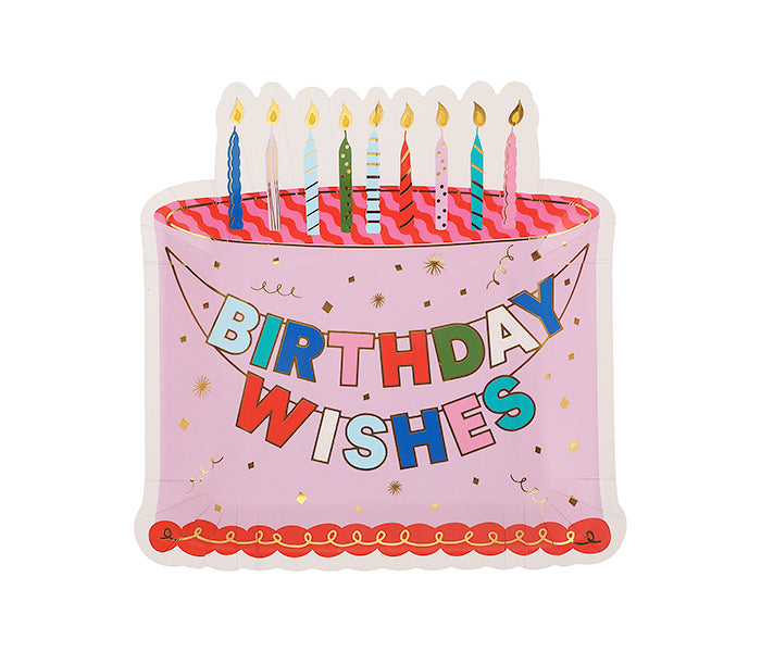 Birthday Wishes Dessert Plates (10 count)
