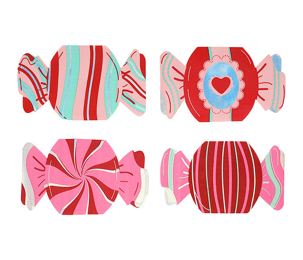 Valentine Candy Shaped Napkins (20 count)