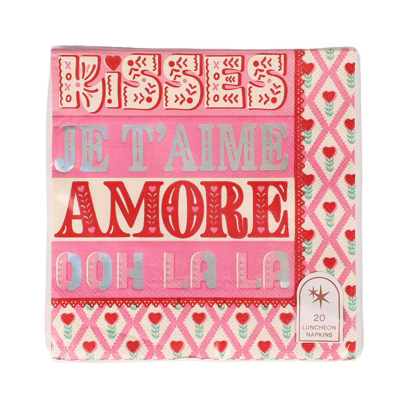 Ooh La Love Valentine's Napkins (20 count)