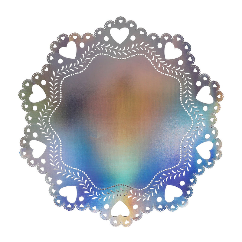 Valentine's Iridescent Doily Placemats (10 count)