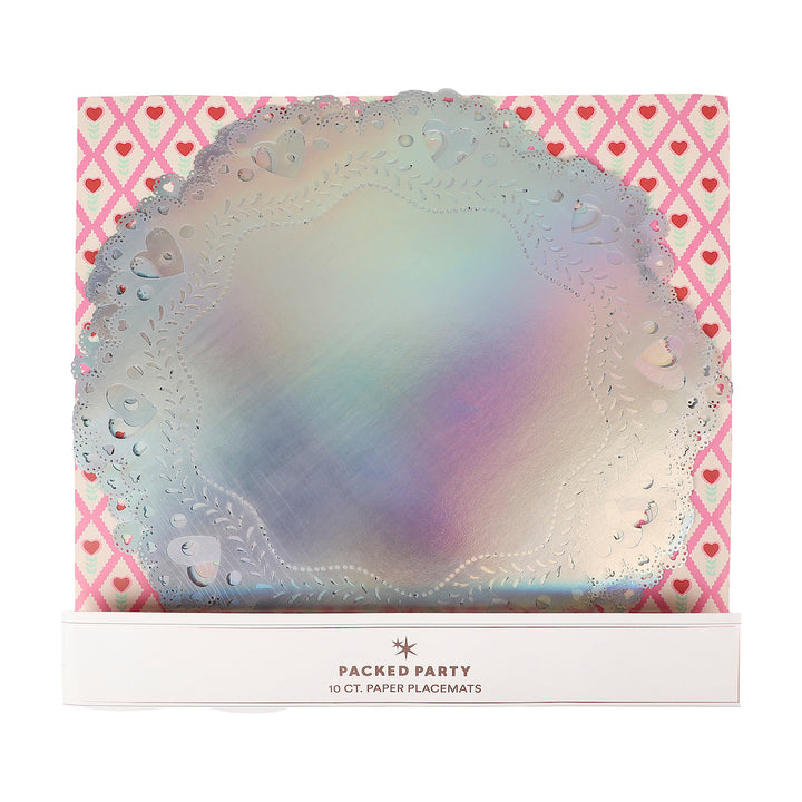 Iridescent Doily Placemats (10 count)