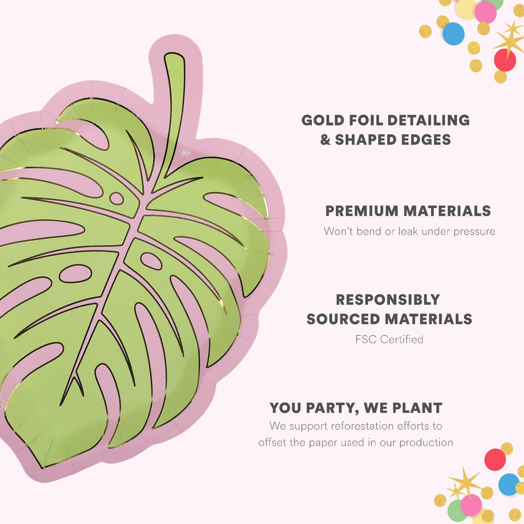 Cabana Club Palm Leaf Plates (10 ct)