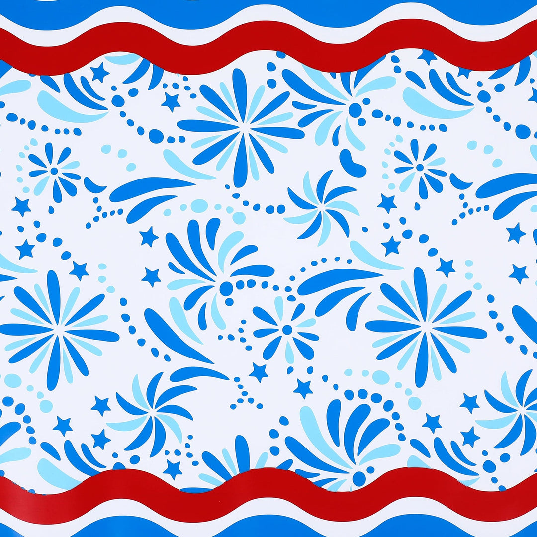 Star Spangled Spark Paper Table Runner (25 foot, cut to fit)