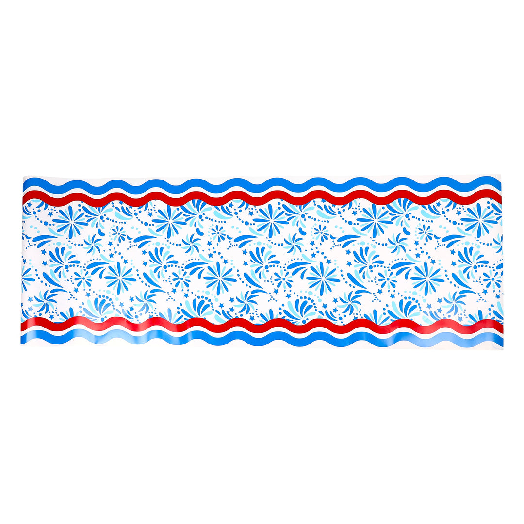 Star Spangled Spark Paper Table Runner (25 foot, cut to fit)