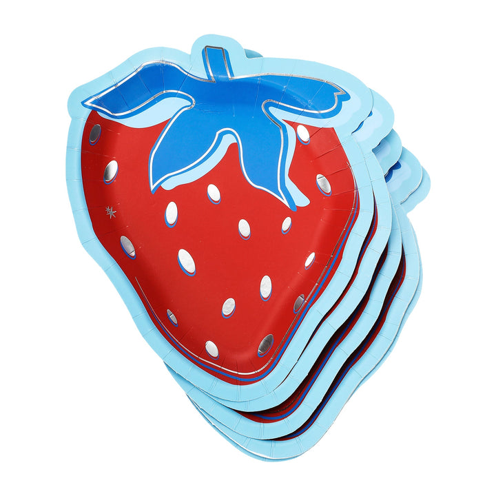 Red, White &amp; Berry Dessert Plate (10 ct)