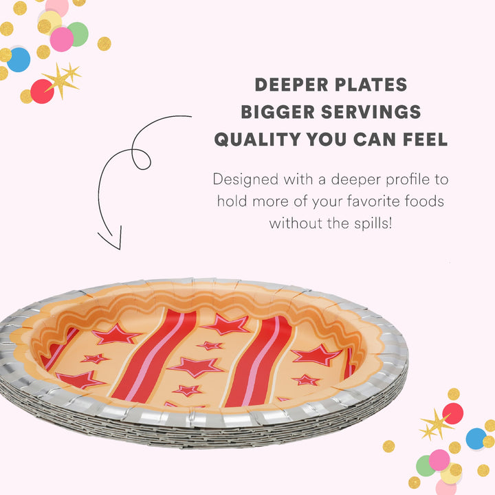 Miss American Pie Dessert Plate (10 ct)