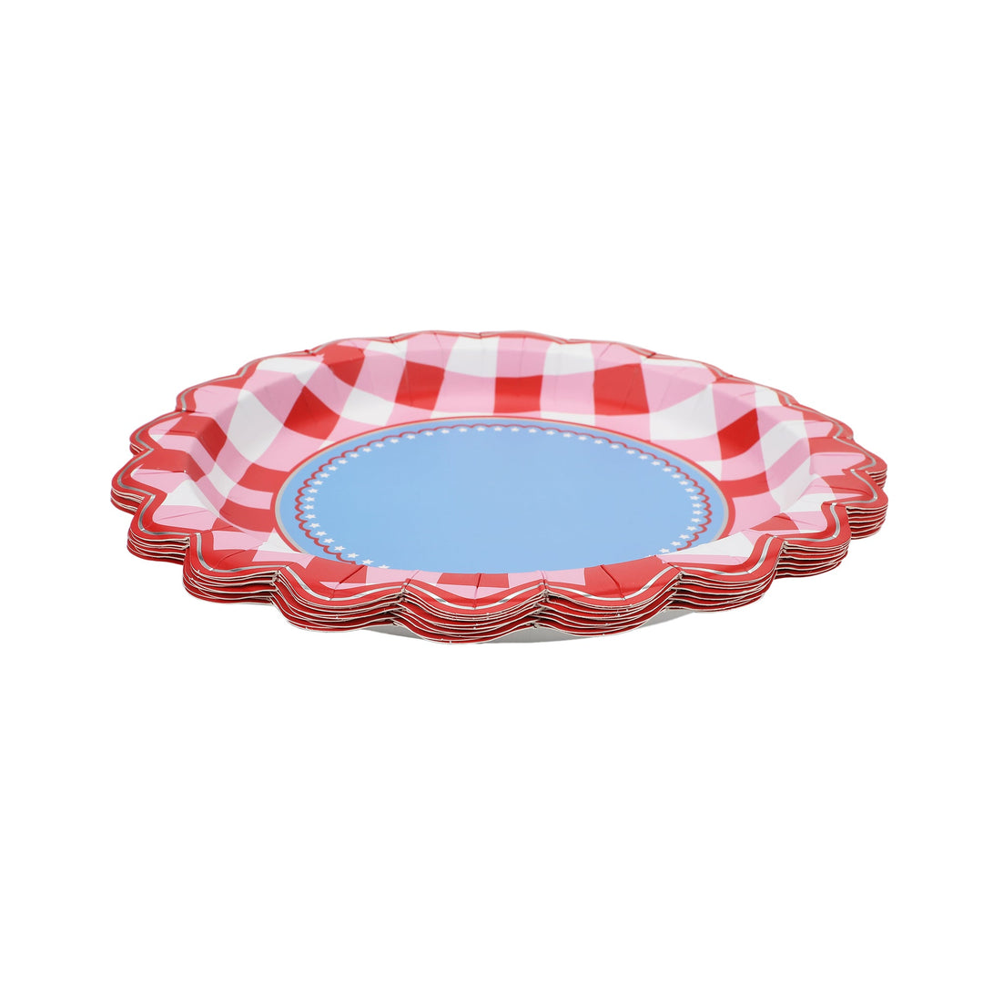 Picnic Perfect Gingham Dinner Plates (10 ct)