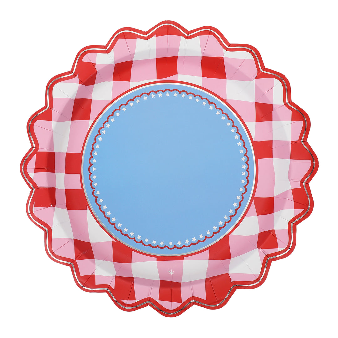 Picnic Perfect Gingham Dinner Plates (10 ct)