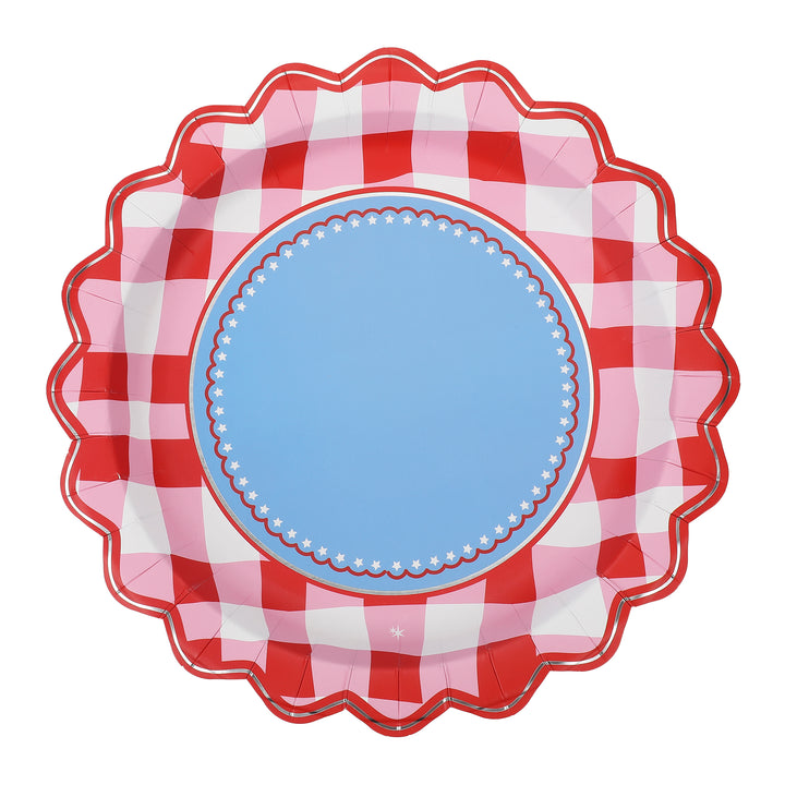 Picnic Perfect Gingham Dinner Plates (10 ct)