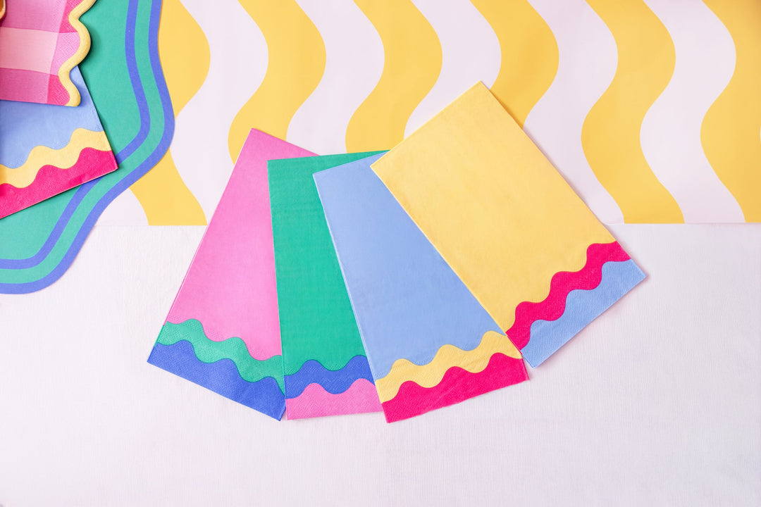 Colorwave Guest Napkins (16 ct, 4 colors)