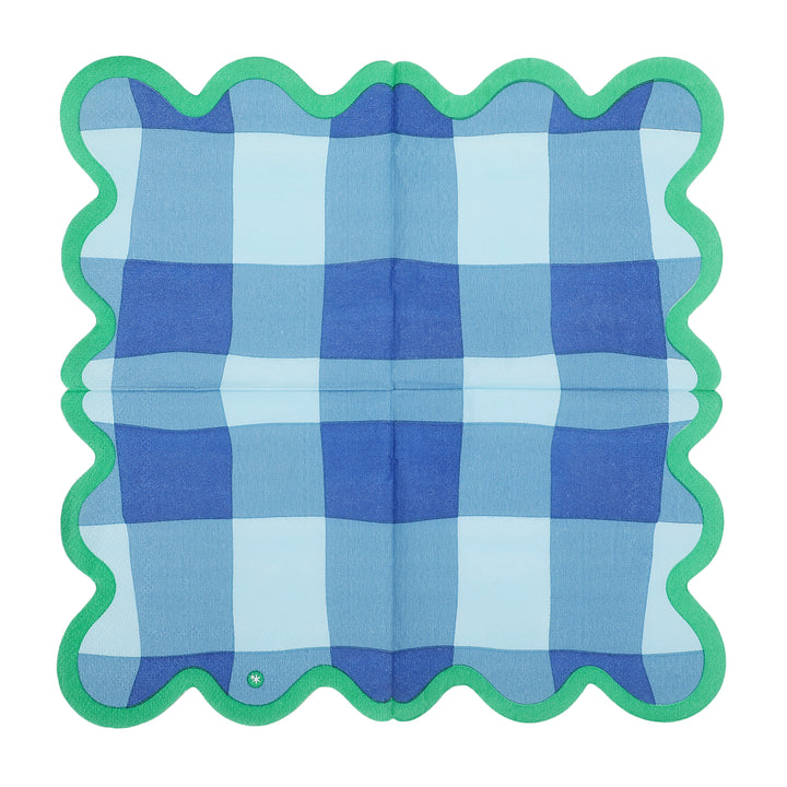 Colorwave Gingham Cocktail Napkins (20 ct)