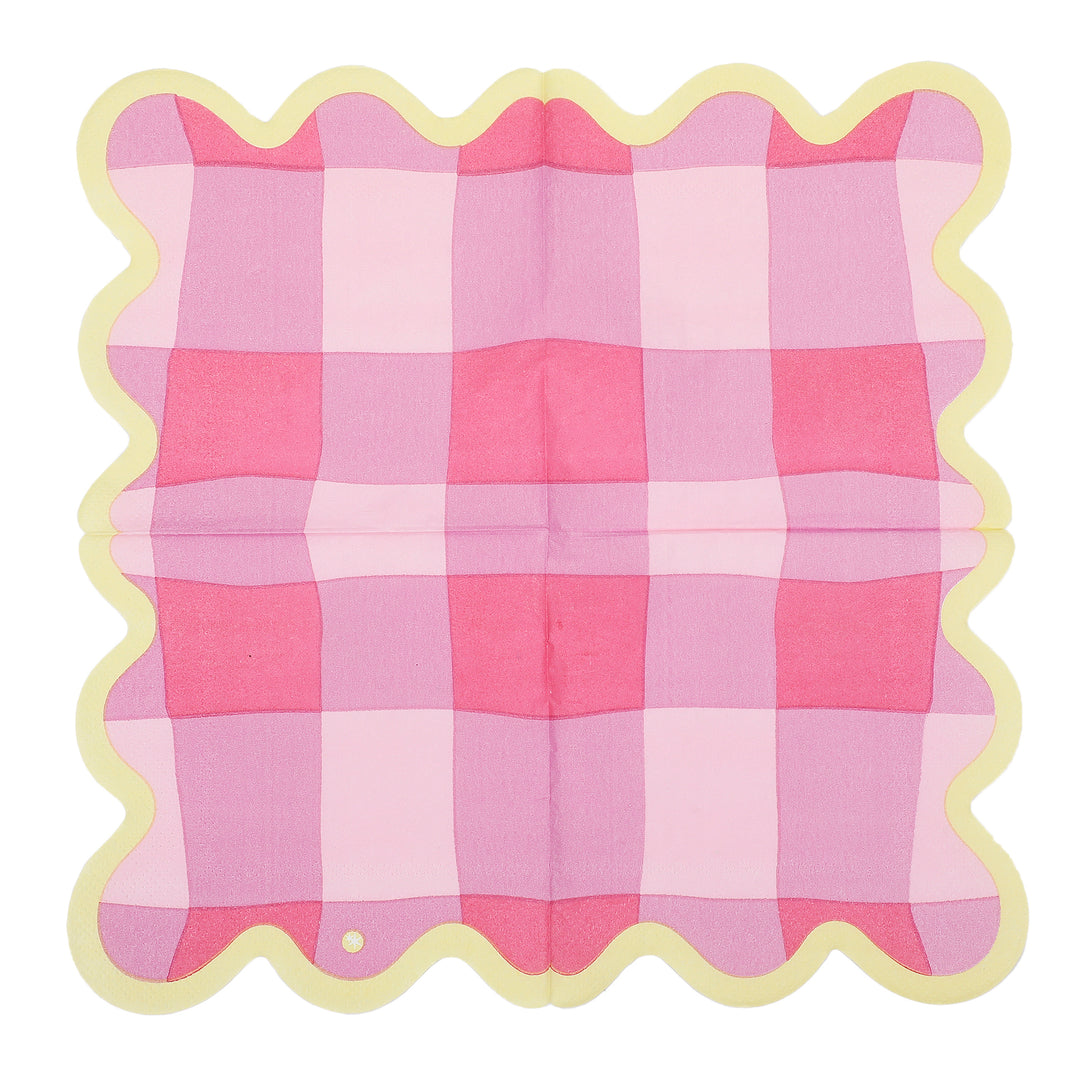Colorwave Gingham Cocktail Napkins (20 ct)