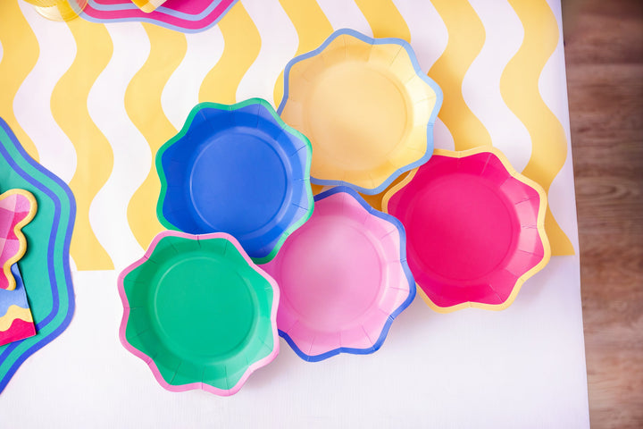 Colorwave Dessert Plates (10 ct, 5 colors)