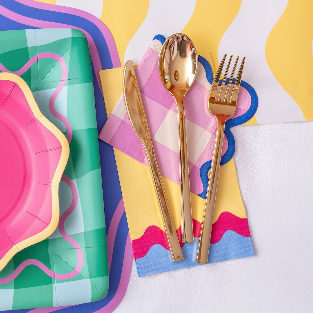 Colorwave Dessert Plates (10 ct, 5 colors)
