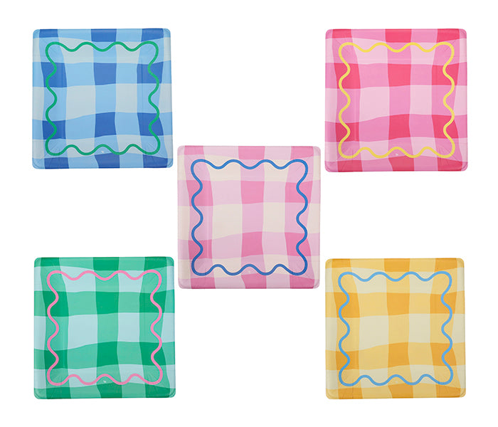 Colorwave Gingham Dinner Plates (10 ct)