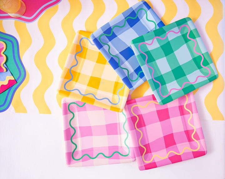 Colorwave Gingham Dinner Plates (10 ct)