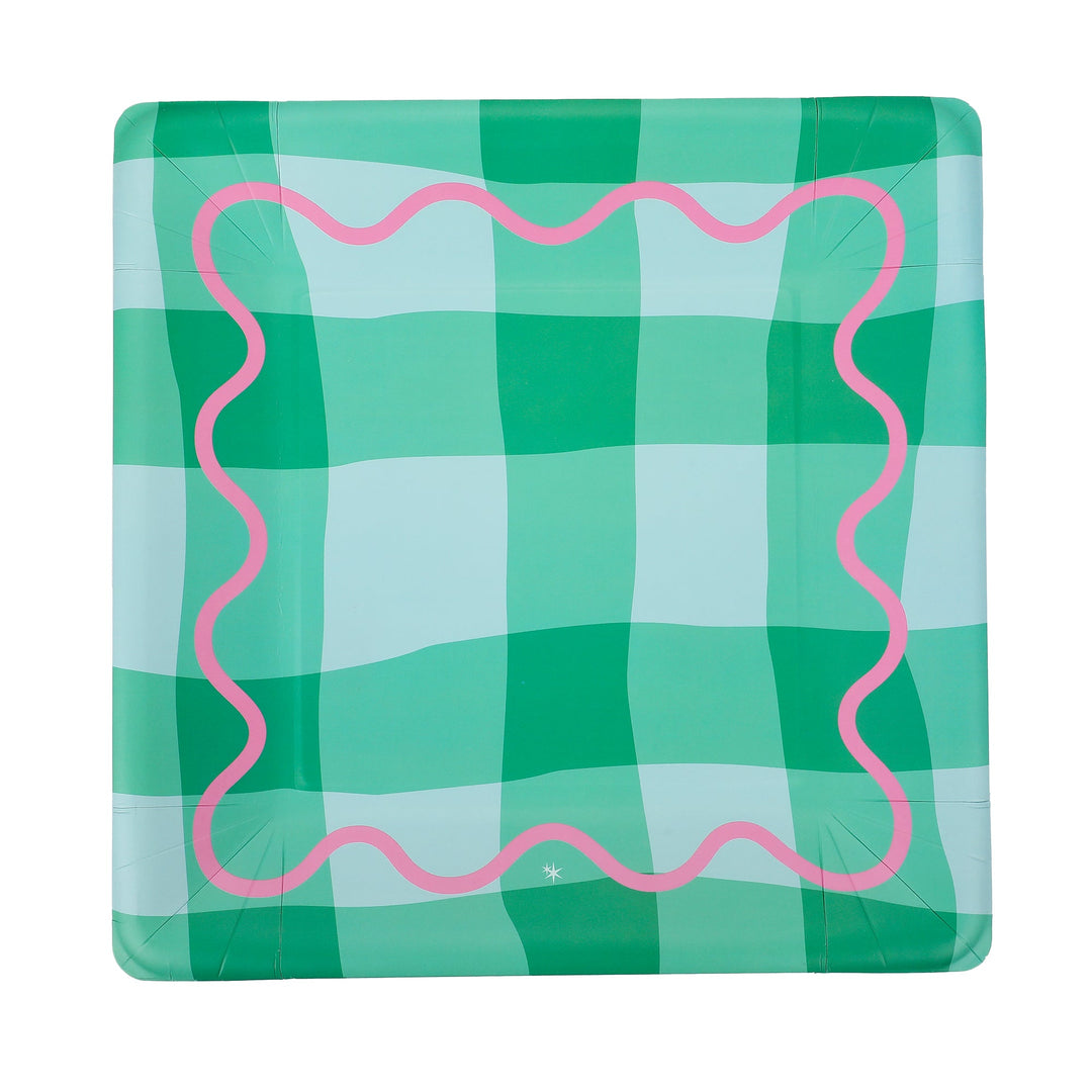 Colorwave Gingham Dinner Plates (10 ct)