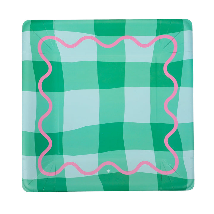 Colorwave Gingham Dinner Plates (10 ct)