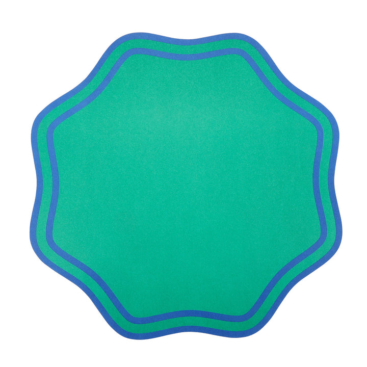 Colorwave Scalloped Placemats (10 ct, 5 colors)