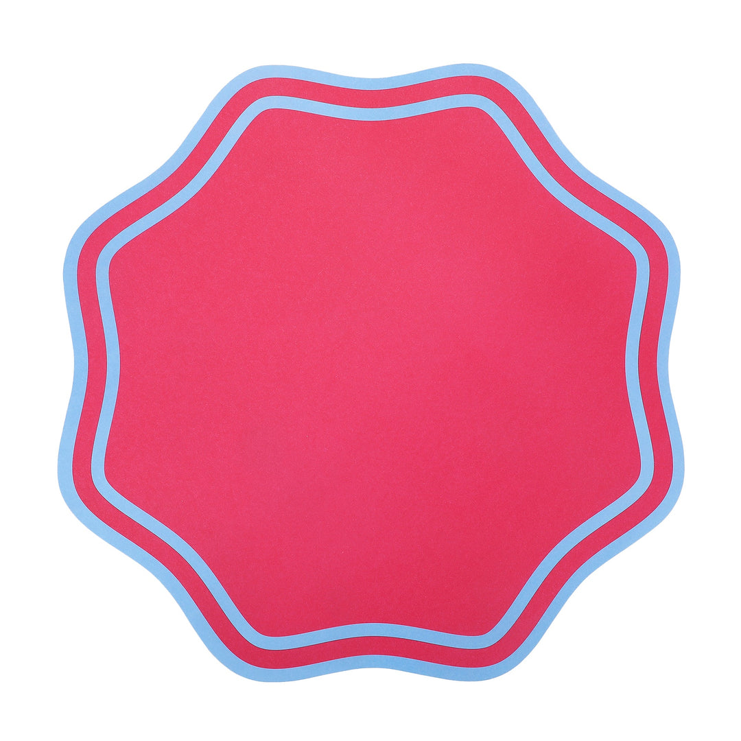 Colorwave Scalloped Placemats (10 ct, 5 colors)