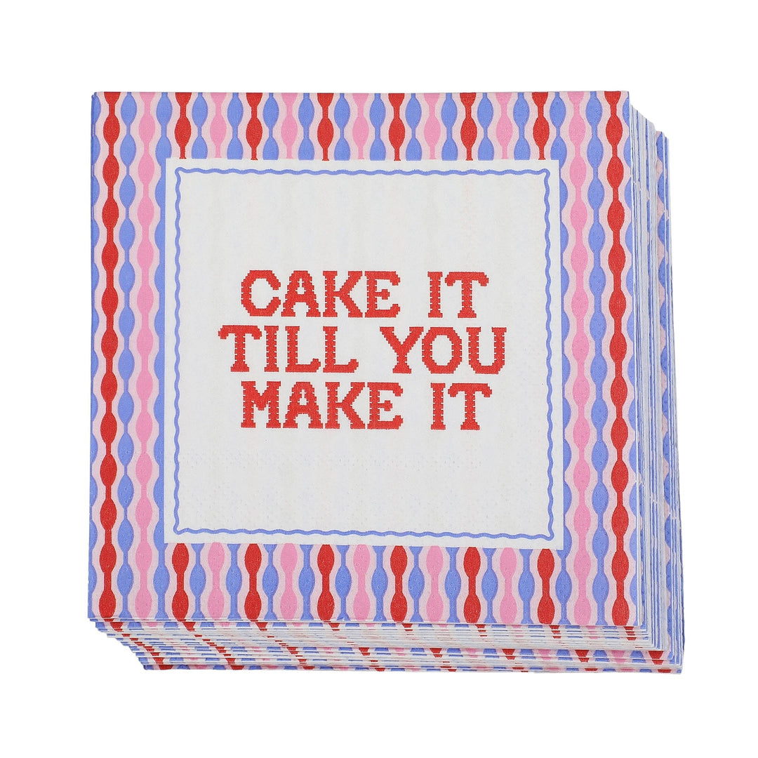 Packed Party Hotter Than My Candle Count Paper Cocktail Napkins - 20 Count Funny Birthday Napkins, 5x5 Inch Folded