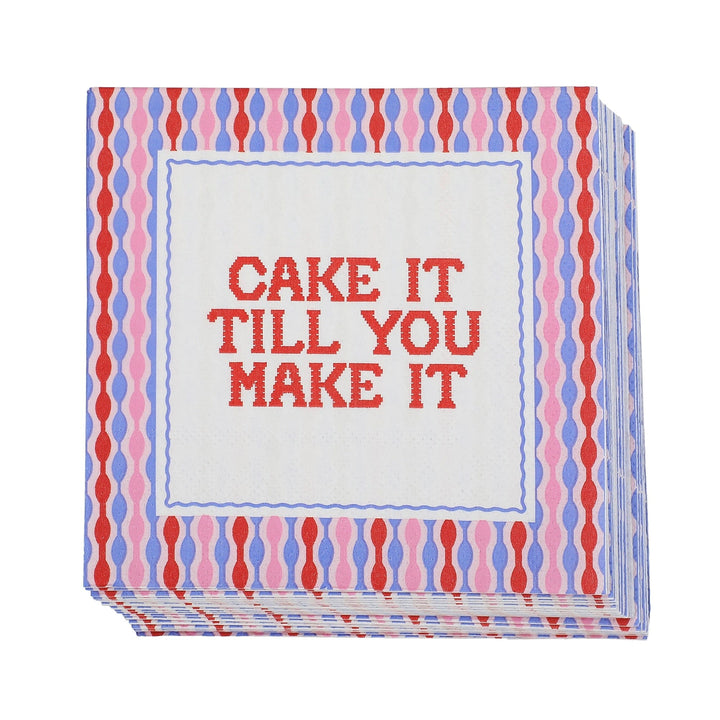Packed Party Hotter Than My Candle Count Paper Cocktail Napkins - 20 Count Funny Birthday Napkins, 5x5 Inch Folded