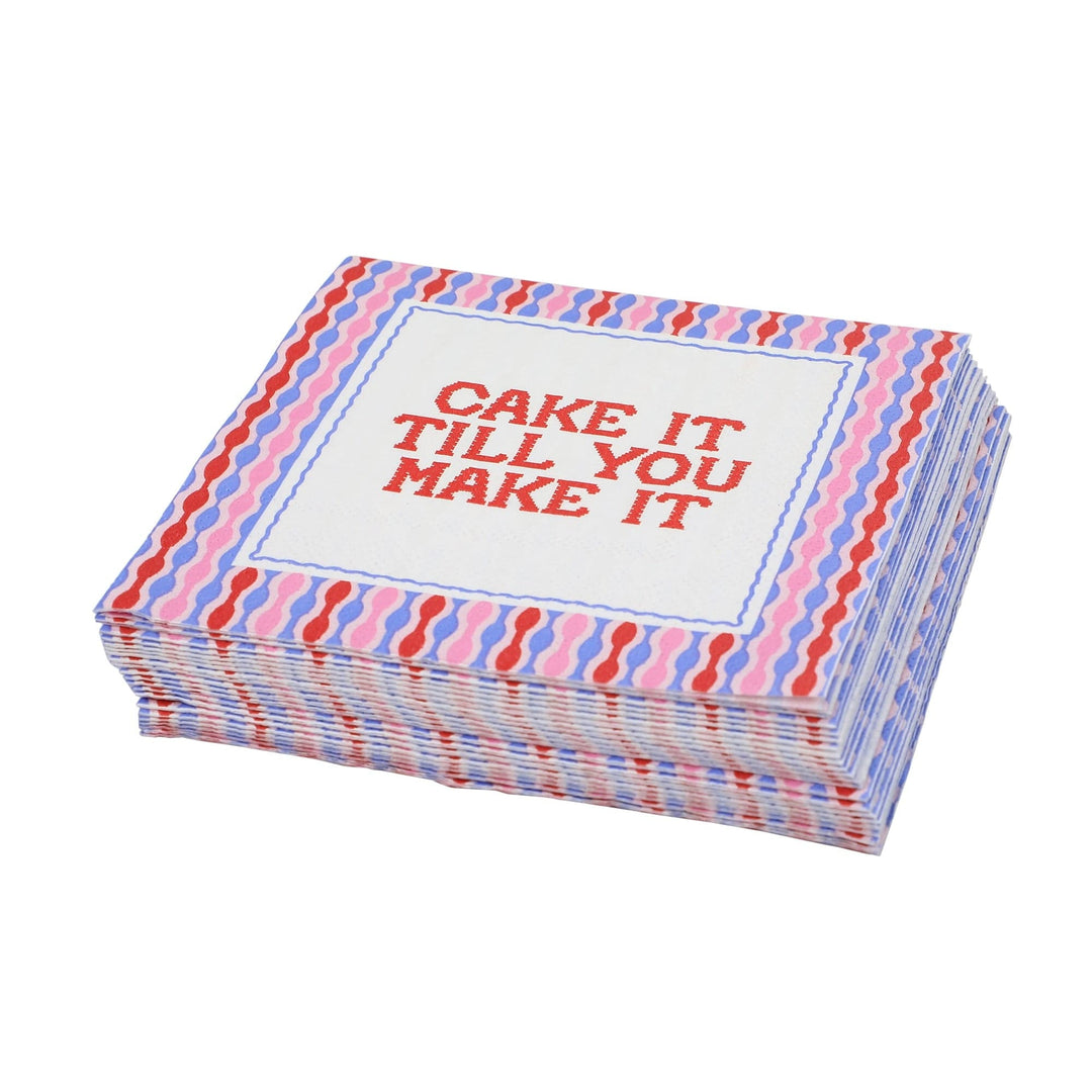 Packed Party Hotter Than My Candle Count Paper Cocktail Napkins - 20 Count Funny Birthday Napkins, 5x5 Inch Folded