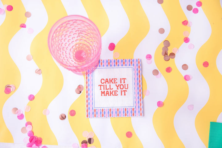 Packed Party Hotter Than My Candle Count Paper Cocktail Napkins - 20 Count Funny Birthday Napkins, 5x5 Inch Folded
