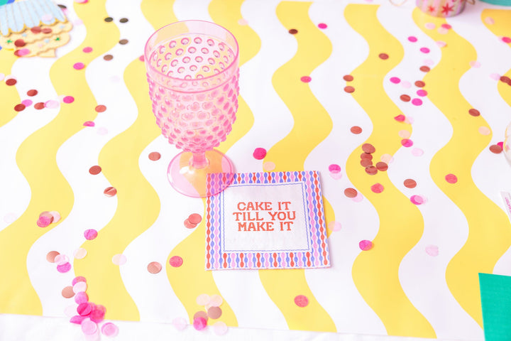 Packed Party Hotter Than My Candle Count Paper Cocktail Napkins - 20 Count Funny Birthday Napkins, 5x5 Inch Folded