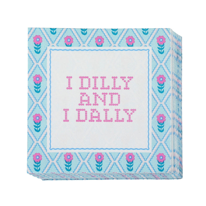 Packed Party Hotter Than My Candle Count Paper Cocktail Napkins - 20 Count Funny Birthday Napkins, 5x5 Inch Folded