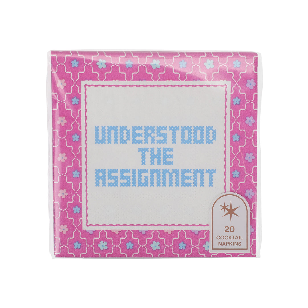 Cheeky Sayings Cocktail Napkin Tray (6 sayings)