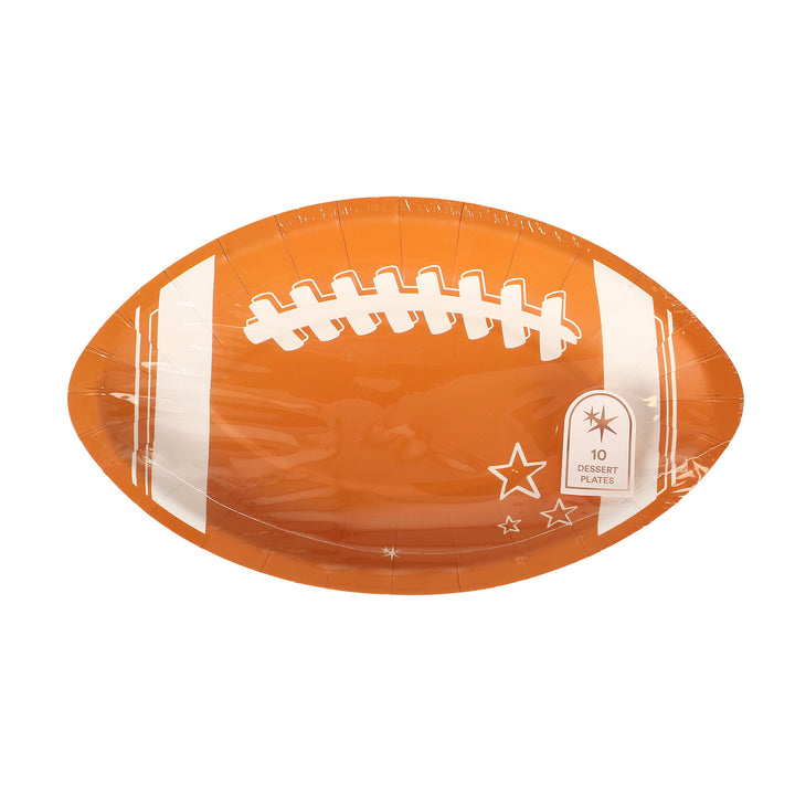 Packed Party Football Dessert Plates (10 ct)