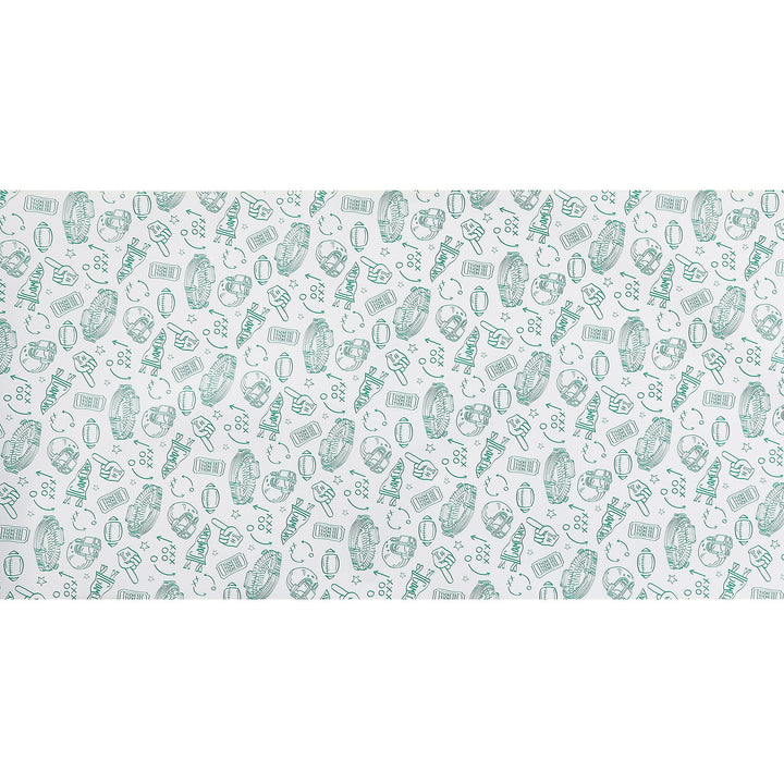 Packed Party Game Day Goals" Paper Table Runner (25 ft, cut to fit)