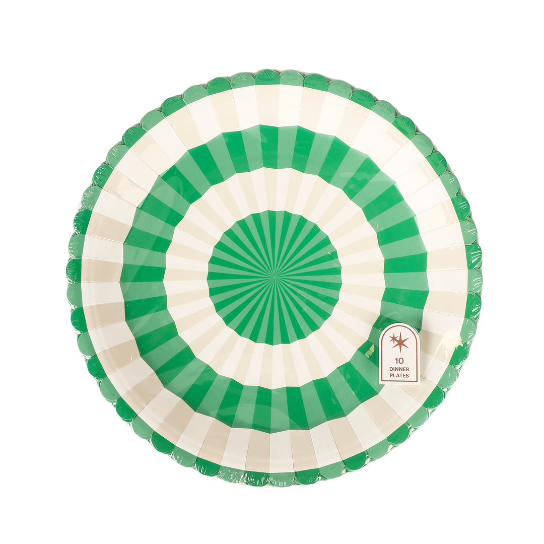 Fans of Fun Dinner Plates (10 ct)