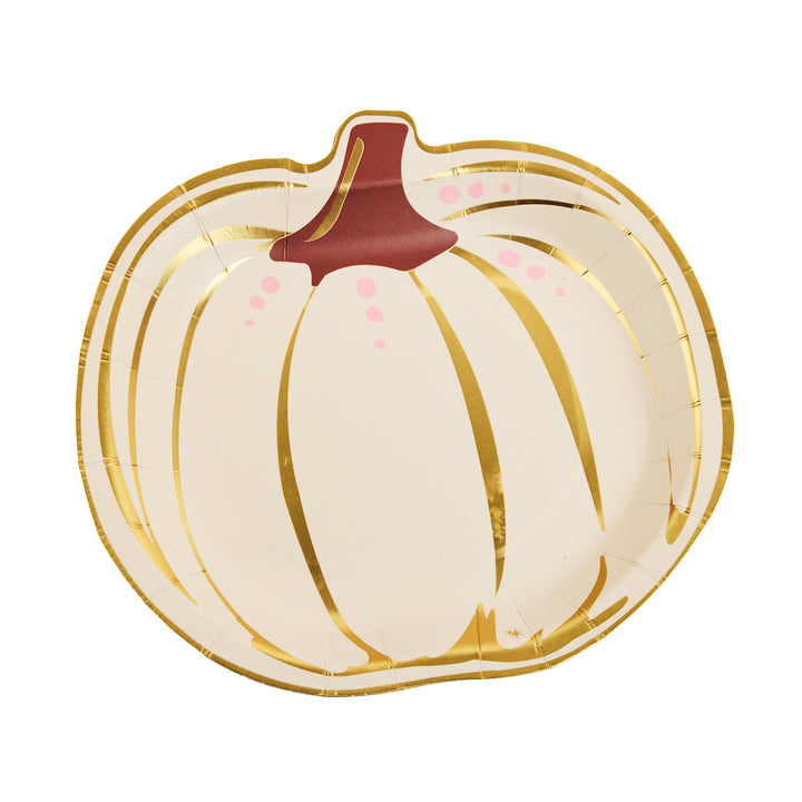 GOURDGEOUS PUMPKIN LUNCH PLATES