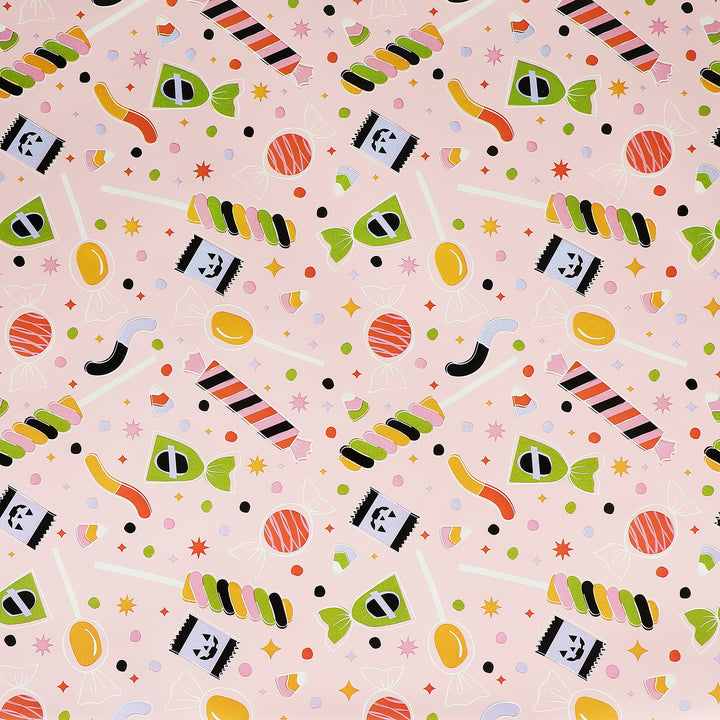 Pink-a-boo Halloween Candy Paper Table Runner (25 ft, cut to fit)