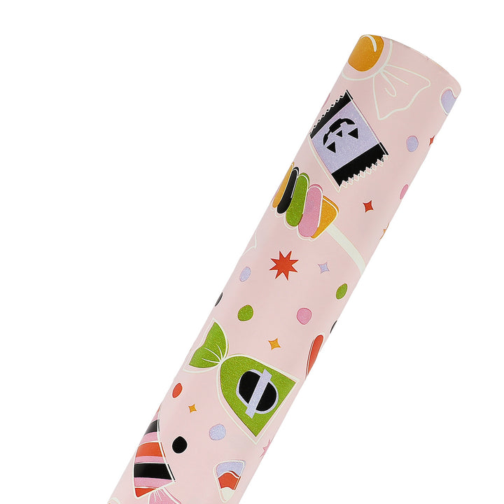 Pink-a-boo Candy Toss Paper Table Runner (25ft cut to fit)