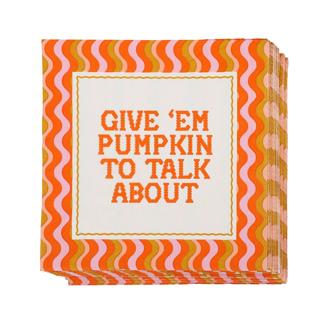 Packed Party Harvest Napkins, 5 In Paper Party Ware