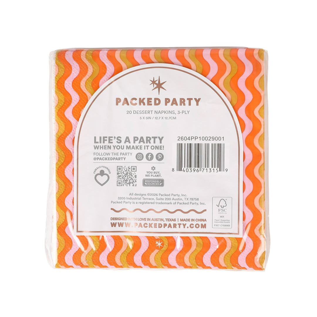 Packed Party Harvest Napkins, 5 In Paper Party Ware
