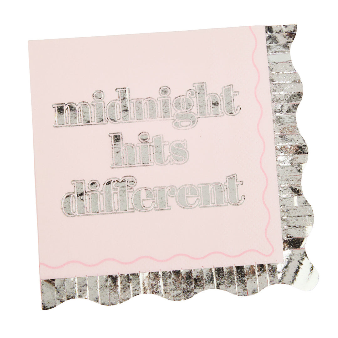 Midnight Hits Different Cocktail Napkins
