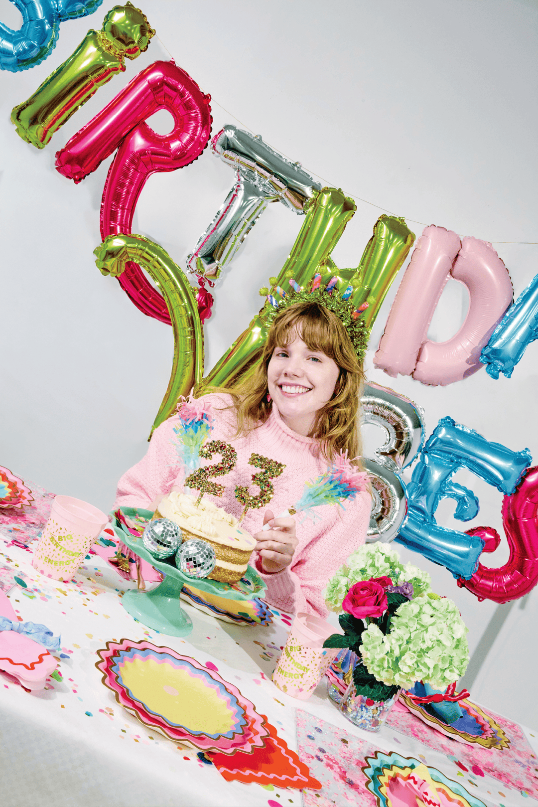Packed Party Birthday Vibes Mylar Balloon Banner