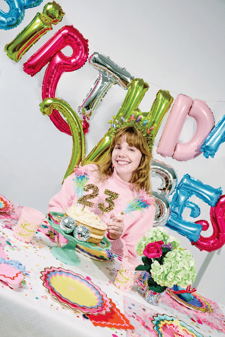 Packed Party Birthday Vibes Mylar Balloon Banner